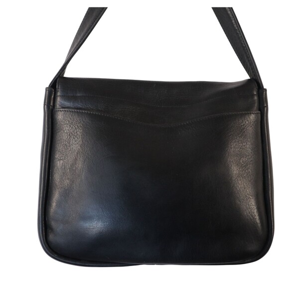 Frank Clegg Handcrafted Smooth Leather Flap Crossbody Shoulder Handbag Purse - Picture 5 of 16